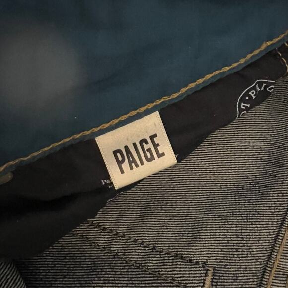 Paige Dark Wash‎ Straight Leg Jeans Hidden Hills - Picture 6 of 7